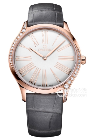 Omega De Ville 428.58.36.60.02.001 Quartz, Sedna gold set with diamonds, 36mm