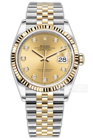 Rolex Datejust m126233-0017 Automatic machinery, 904L stainless steel (oyster steel), 36mm
