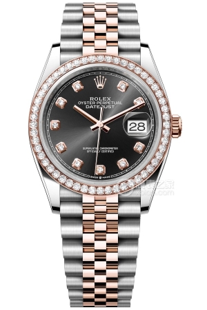 Rolex Datejust M126281RBR-0007 Automatic machinery, 904L stainless steel (oyster steel), 36mm