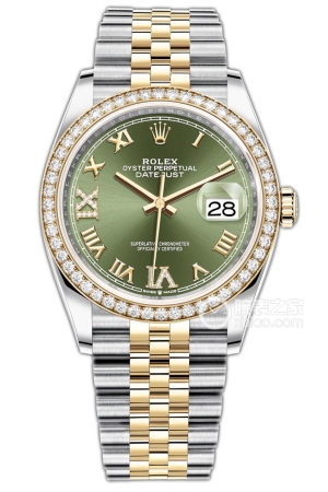 Rolex Datejust M126283RBR-0011 Automatic machinery, 904L stainless steel (oyster steel), 36mm