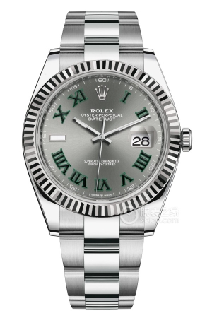 Rolex Datejust m126334-0021 Automatic machinery, white gold steel (oyster steel and platinum), 41mm