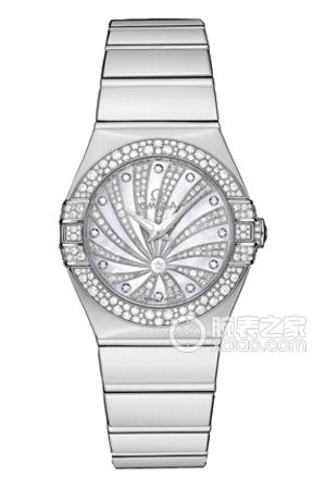 Omega Constellation 123.55.27.60.55.014 Quartz, 18k white gold, 27mm