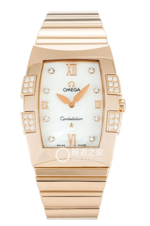 Omega Constellation 1186.75.00 Quartz, 18K red gold set with diamonds, 32.6 x 25 mm