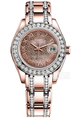 Rolex Pearlmaster 80285-0015 Automatic mechanical, 18k rose gold, 29mm