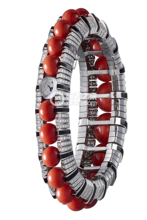 Cartier Coloratura High Jewelry Collection ORIENPHONIE Watch Quartz, 18k white gold