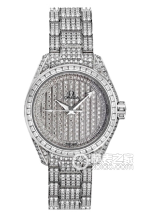 Omega Special 231.55.30.20.99.002 Automatic mechanical, 18k white gold set with diamonds, 30mm