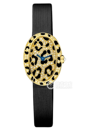 Cartier bathtub HPI00962 Quartz, 18k gold set with diamonds, 25.3 x 26.63 mm