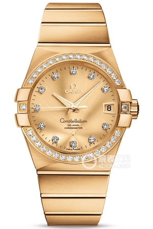 Omega Constellation 123.55.38.21.58.001 Automatic machinery, 18K gold, 38mm