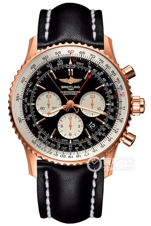 Breitling Aviator RB031121.BG11.441X.R20BA.1 Automatic mechanical movement, 18k red gold, bidirectional rotation, circular flying slide rule, 45mm