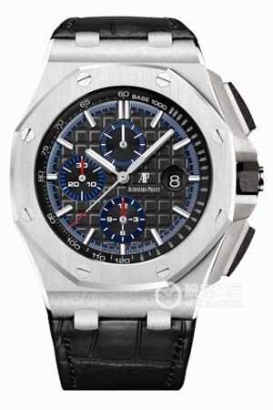 Audemars Piguet Royal Oak Offshore 26412PT.OO.A002CR.01 Automatic mechanical movement, 950 platinum case, black ceramic pushers and screw-down crown, 950 platinum pusher guards, 44mm.