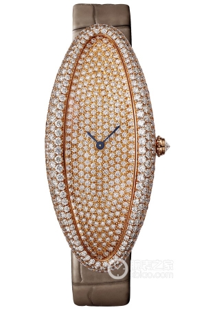 Cartier bathtub WJBA0011 (Extra Large) 18k rose gold, set with brilliant-cut round diamonds, 617 diamonds, approximately 4.52 x 23mm