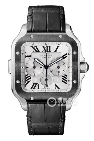 Cartier Santos WSSA0017 Automatic machinery, precision steel, 43.3 x 51.3 mm