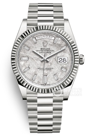 Rolex Day-Date M228239-0055 Automatic machinery, 18k white gold, 40mm