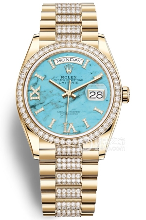 Rolex Day-Date Model M128348RBR-0038 Automatic mechanical, 18ct gold, 36mm