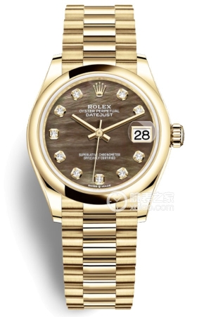 Rolex Datejust m278248-0038 Automatic machinery, 18ct gold, 31mm