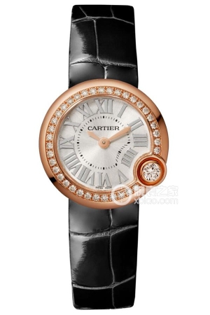 Cartier BALLON BLANC DE CARTIERWJBL0004 Quartz, 18k rose gold set with diamonds, 26mm