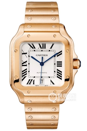 Cartier Santos WGSA0018 Automatic mechanical design, 18k rose gold, 39.8mm