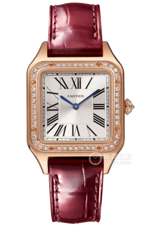 Cartier Santos WJSA0017 Quartz, 18k rose gold, 38 x 27.5mm
