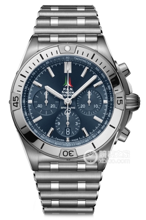 Breitling mechanical chronograph AB01344A1C1A1 Automatic machinery, precision steel, 42mm