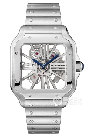 Cartier Santos WHSA0015 Manual mechanical device, stainless steel, 39.8mm