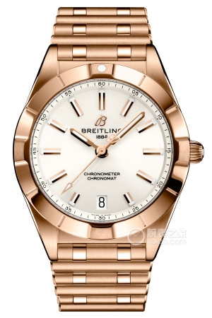 Breitling mechanical chronograph R77310101A1R1 Temperature-compensated SuperQuartz™ Quartz, 18K Red Gold, 32mm