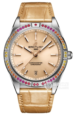 Breitling mechanical chronograph A10380611A1P1 Automatic machinery, precision steel, 36mm