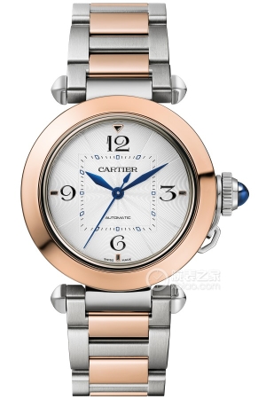 Cartier Pascal W2PA0008 Automatic machinery, 18K rose gold and stainless steel, 35mm