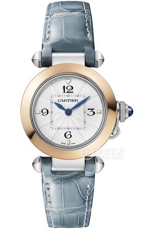 Cartier Pascal W2PA0007 Quartz, 18K rose gold and stainless steel, 30mm