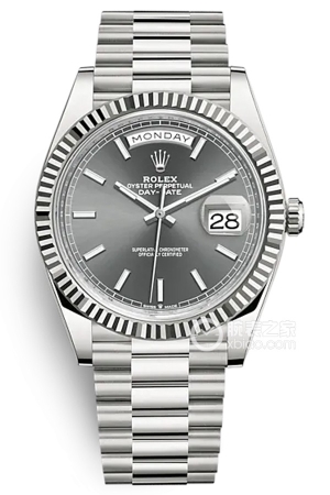 Rolex Day-Date Model M228239-0060 Automatic machinery, 18k white gold, 40mm