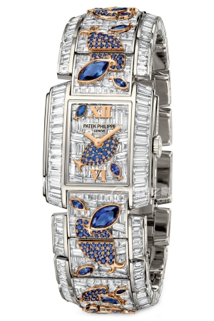 Patek Philippe Twenty ~44909/110G-001 Manual mechanism, 18k white gold set with diamonds, 27.8x24mm