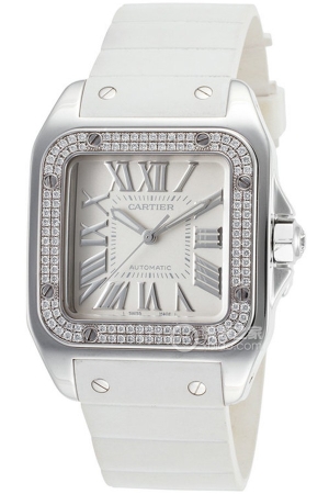 Cartier Santos WM50460M Automatic machinery, platinum finish, 44.2mm