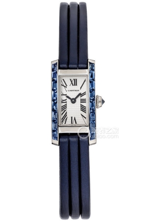 Cartier Tank WJ201238 Quartz, Platinum, 20*14mm