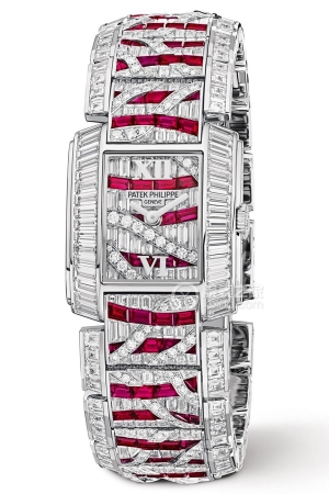 Patek Philippe Twenty ~44909/111G-001 Manual mechanical, 18k white gold set with diamonds