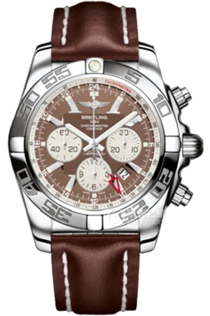 Breitling mechanical chronograph AB041012.Q586 (leather) Automatic machinery, precision steel, 47mm