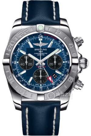 Breitling mechanical chronograph AB042011.C852 (leather) Automatic machinery, precision steel, 44mm