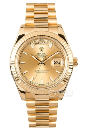 Rolex Day-Date 218238 Gold Dial Automatic machinery, 18k gold, 41mm