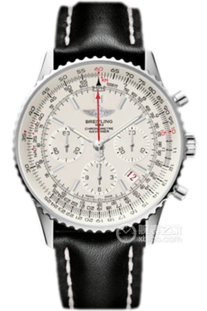 Breitling Aviator AB012312.G756 White Dial Leather Automatic machinery, precision steel, 43mm