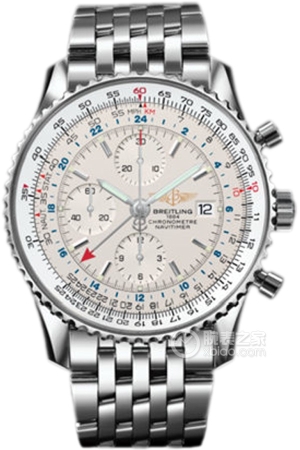 Breitling A2432212.G571 White Dial Stainless Steel Automatic machinery, precision steel, 46mm