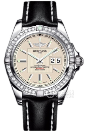 Breitling A49350LA.G699 Leather Automatic machinery, precision steel, 41mm