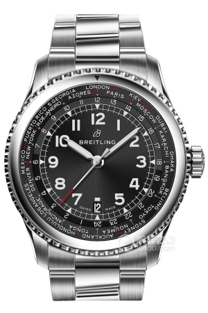 Breitling Legendary Aircraft AB352113 - Steel Strap Black Disc Automatic machinery, precision steel, 43mm