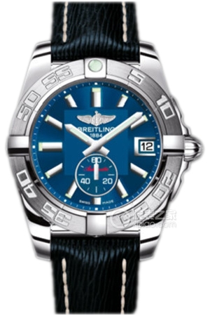 Breitling A3733011.C824 Blue Leather Automatic machinery, precision steel, 36mm