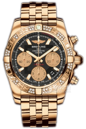 Breitling mechanical chronograph HB0140AA/BA53 Automatic mechanical, rose gold, 41mm