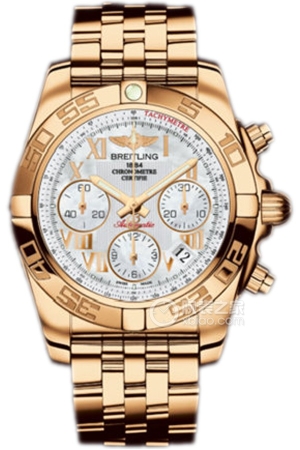 Breitling mechanical chronograph HB014012.A748 Automatic mechanical, rose gold, 41mm
