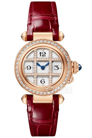 Cartier Pascal WJPA0021 Quartz, 18k rose gold, 30mm