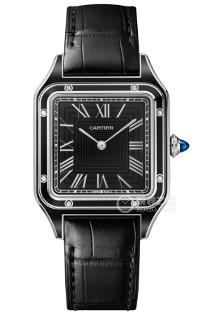 Cartier Santos WSSA0046 Manual mechanical device, stainless steel, 43.5 x 31.4mm