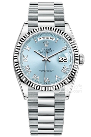 Rolex Day-Date Model M128236-0008 Automatic machinery, platinum, 36mm