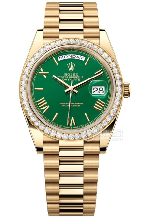 Rolex Day-Date Model M228348RBR-0040 Automatic machinery, 18K gold, 40mm