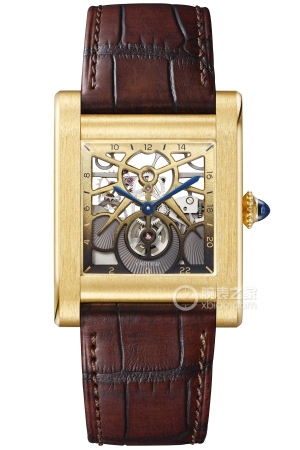 Cartier Tank WHTA0021 Manual mechanism, 18k gold, 35.2 x 27.8mm