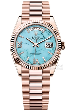 Rolex Day-Date Model M128235-0064 Automatic mechanical, 18k rose gold, 36mm