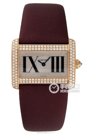 Cartier Tank WA301471 Quartz, 18k gold set with diamonds, 31mm